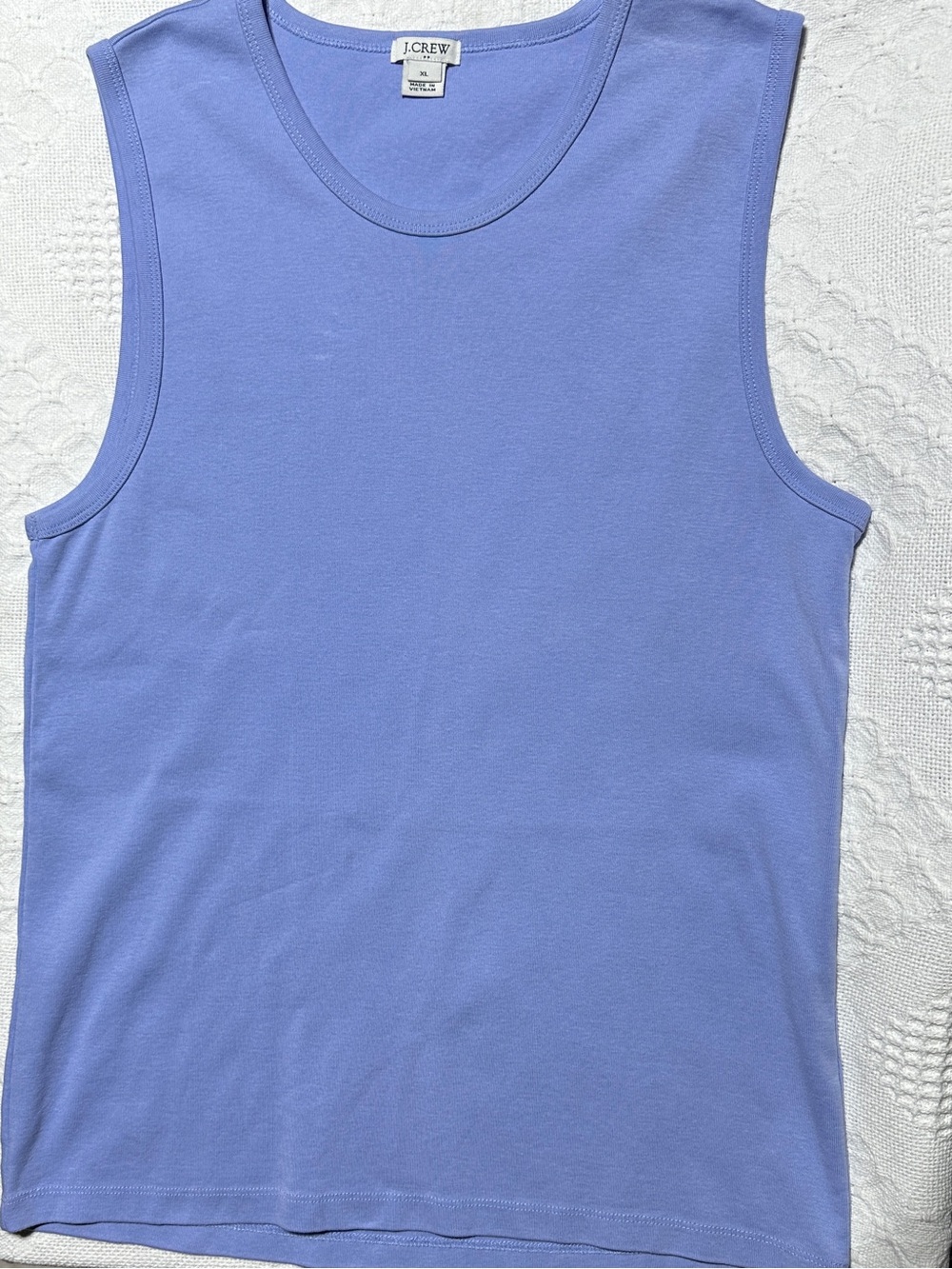 J. Crew Periwinkle Scoop Neck Tank Top - XL - 100% cotton